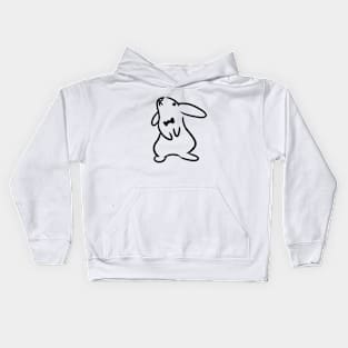 Bunny Tie Kids Hoodie